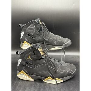 Jordan True Flight Black Metallic Gold 342964-070 Men’s Size 9